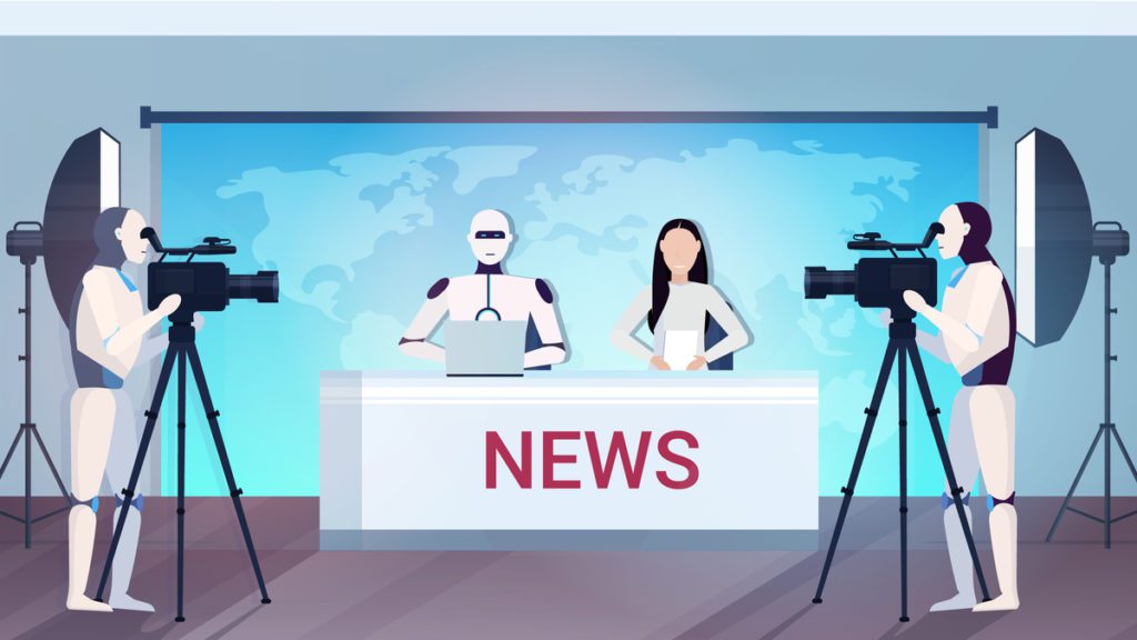 Robots replacing journalists in major news outlets.