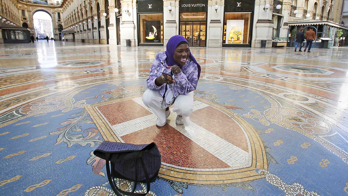 Italy: Teen in Hijab Aims to Be TikTok 'Afro-Influencer