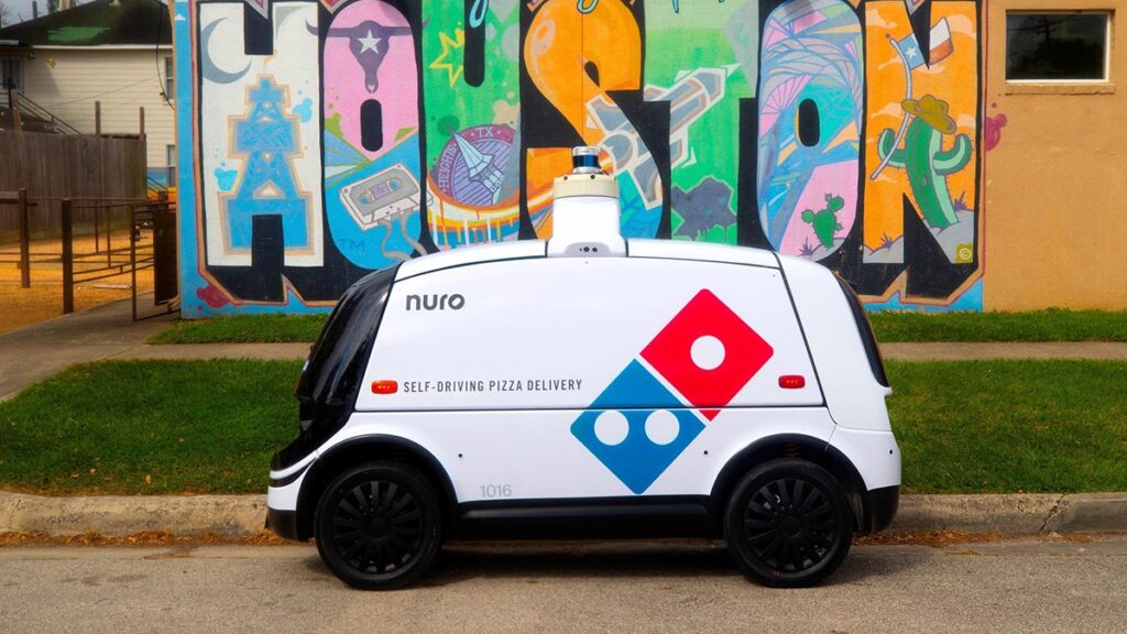 autonomous pizza delivery