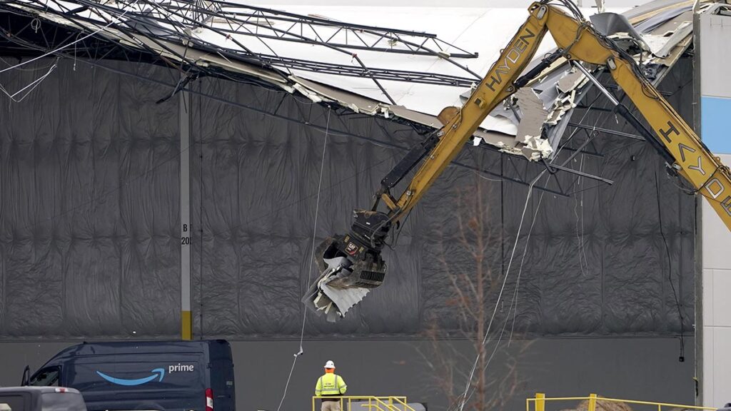 Amazon, OSHA promise review after tornado wrecks warehouse