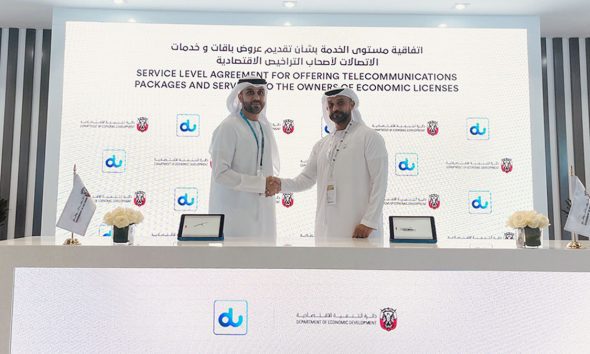 du Partners with Abu Dhabi