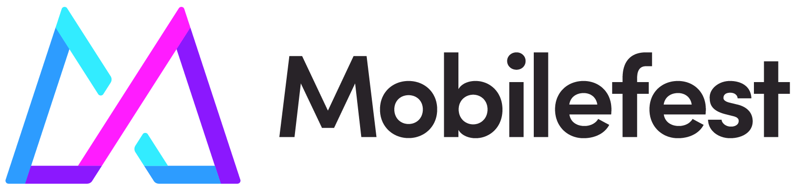 White media partner logo