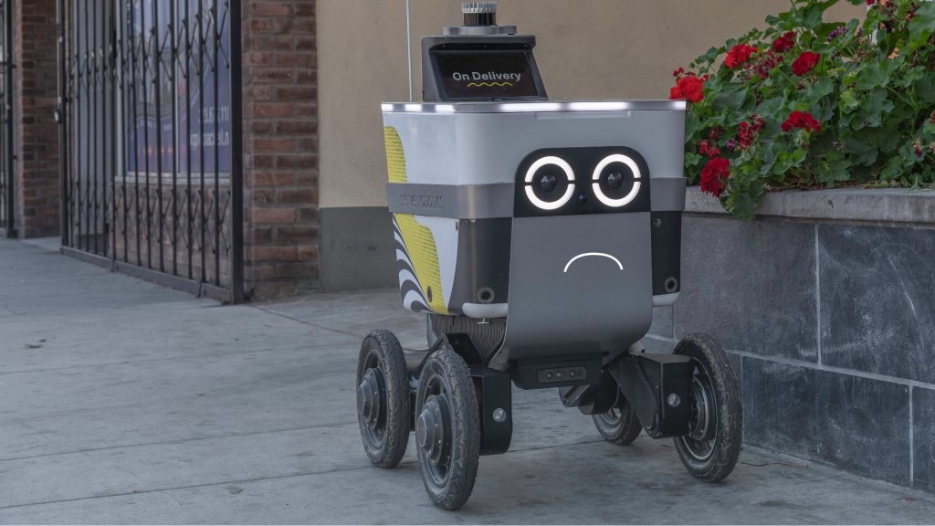 food delivery robots, nice things, vandalism