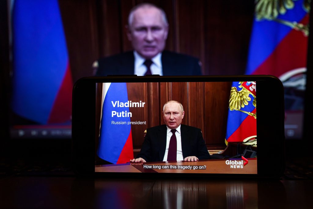 During a Vladimir Putin Q&A session on Thursday, December 14, 2023, AI generated “deepfake” of the Russian President Putin appeared.