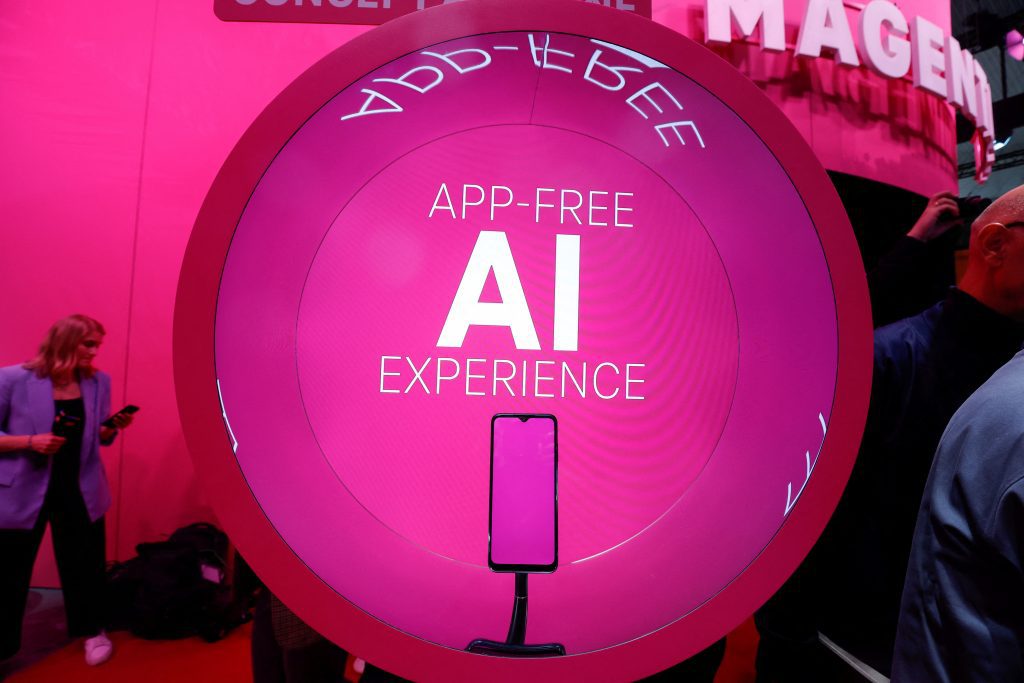 Deutsche Telekom showcased an app-less AI smartphone concept that relies on artificial intelligence rather than apps to handle users' needs.