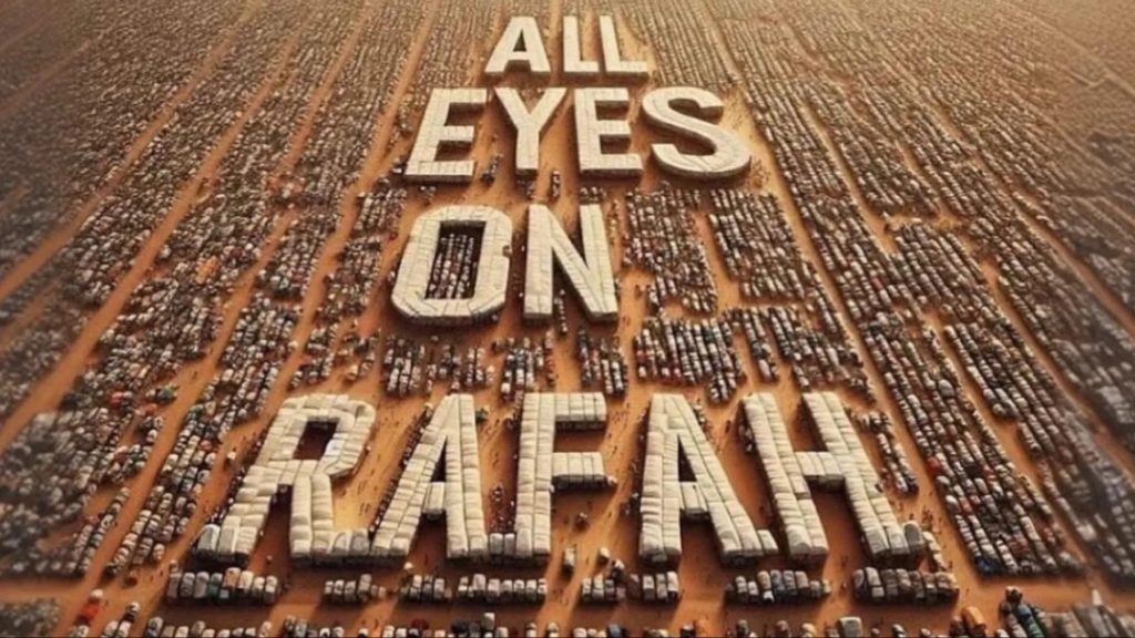 The image that received over 44.7 million shares on Instagram spread an awareness message is AI generated, therefore, keep all eyes on Rafah.