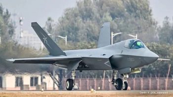 J-35A stealth fighter, drawing attention with the US Air Force expressing surprise over similar features with its US F-35 Lightning II.