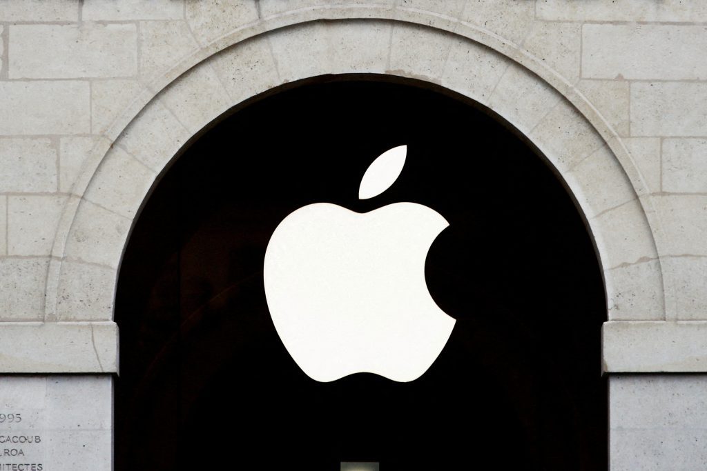 China-listed Apple supplier stocks lost ground on Monday after U.S. President Donald Trump threatened tariffs on imported iPhones. 