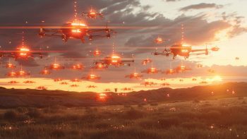 More than 480 Ukrainian autonomous lethal weapons modified Aeroprakt A-22 aircraft struck targets deep within Moscow, Russia.