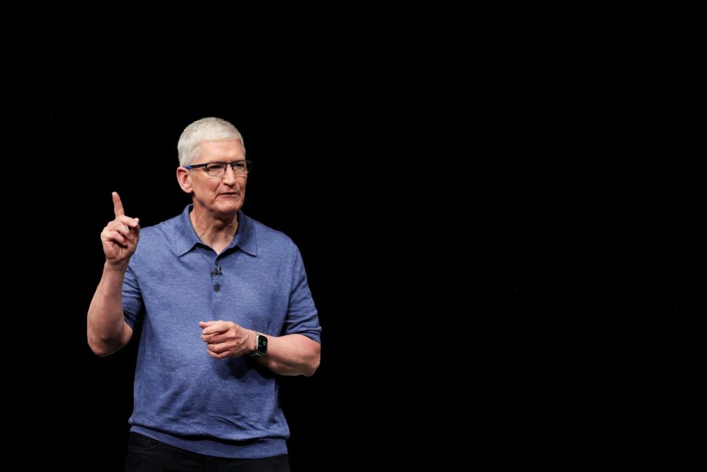 Apple CEO Tim Cook signaled on Thursday the iPhone maker was ready to spend more to catch up to rivals in artificial intelligence.
