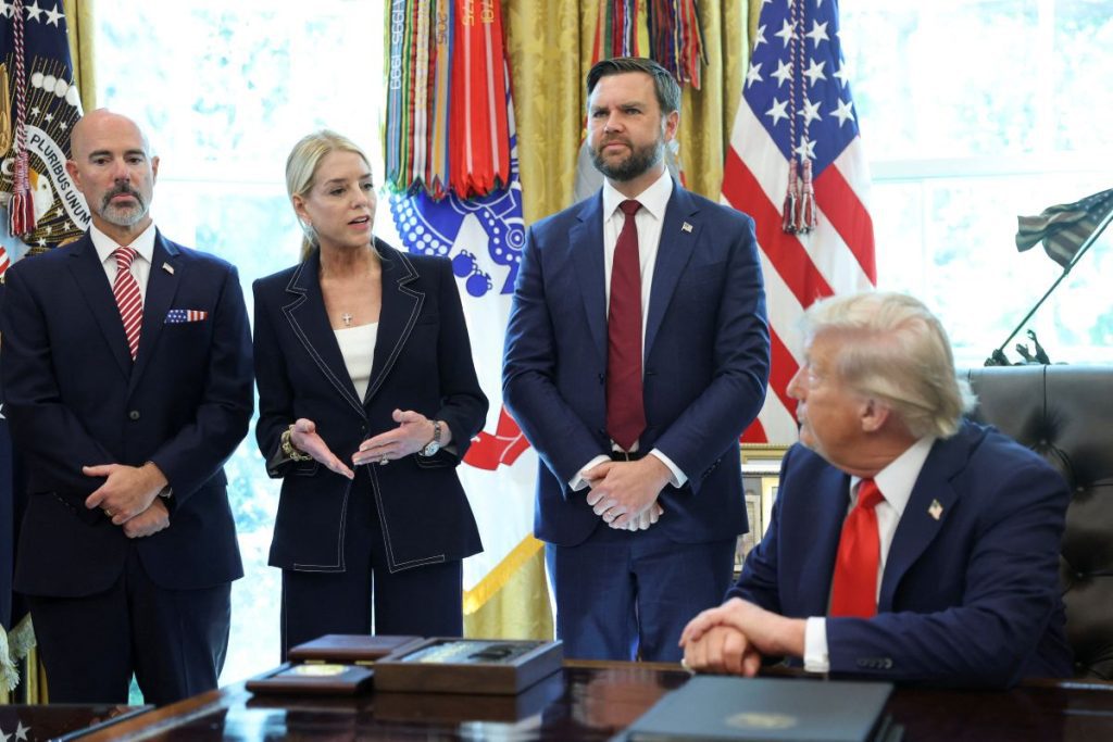 President Donald Trump's administration is considering imposing sanctions on European Union or member state officials.