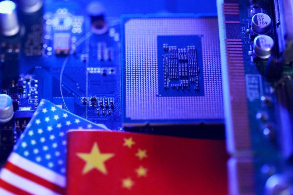 China's Ministry of Commerce initiated an anti-discrimination investigation into U.S. trade policy over chips on Saturday.