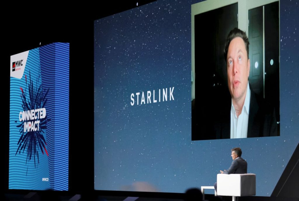 Elon Musk's satellite internet service Starlink was back online for most users after a brief outage on Monday.