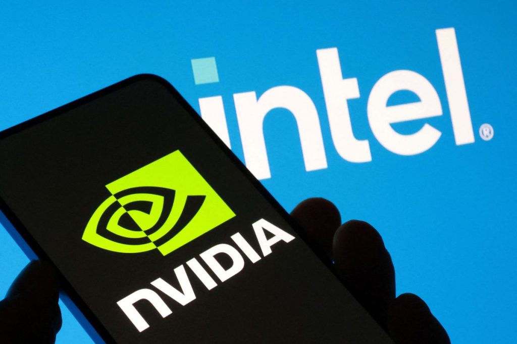Nvidia said on Thursday it would invest $5 billion in Intel, throwing its heft behind the struggling U.S. chipmaker just weeks.