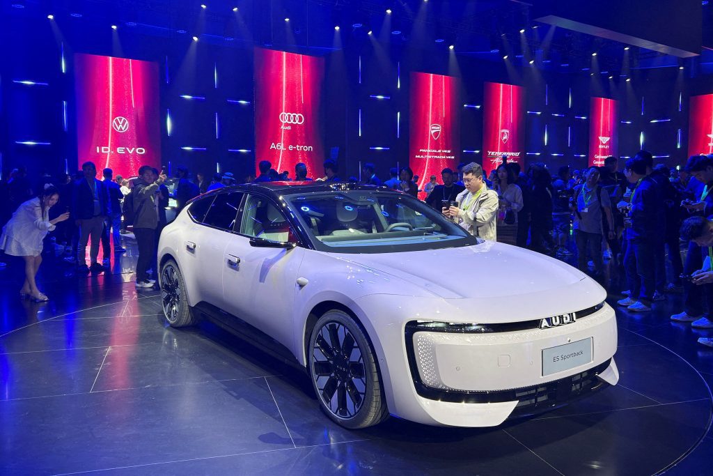 Audi executives first saw the Zeekr 001 in 2021, a long-range electric vehicle with European aesthetics, it was a wake-up call