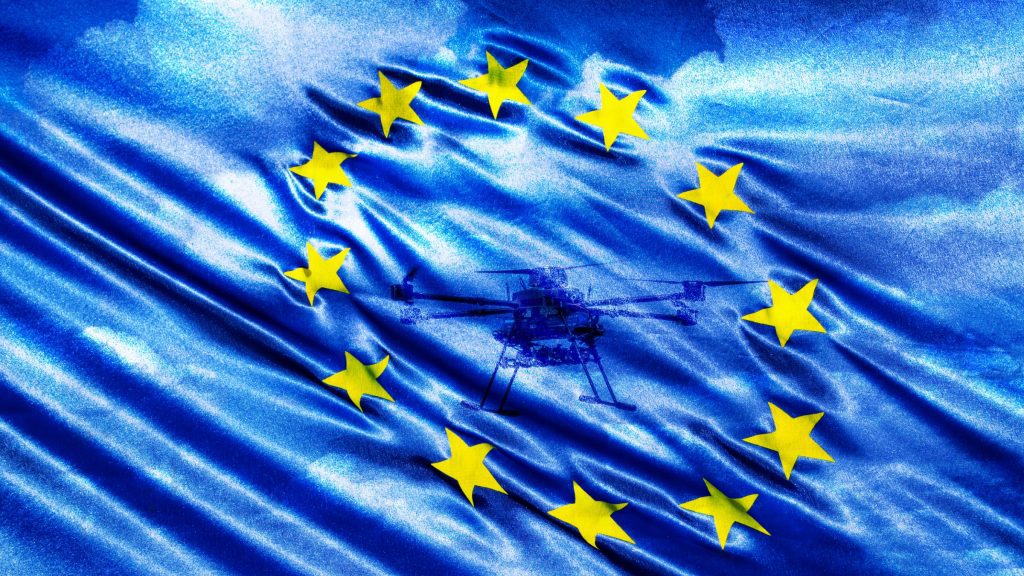 EU leaders gathered for talks on trade, Ukraine, and security, with discussions centered on a “drone wall” to counter suspected Russian drone incursions.