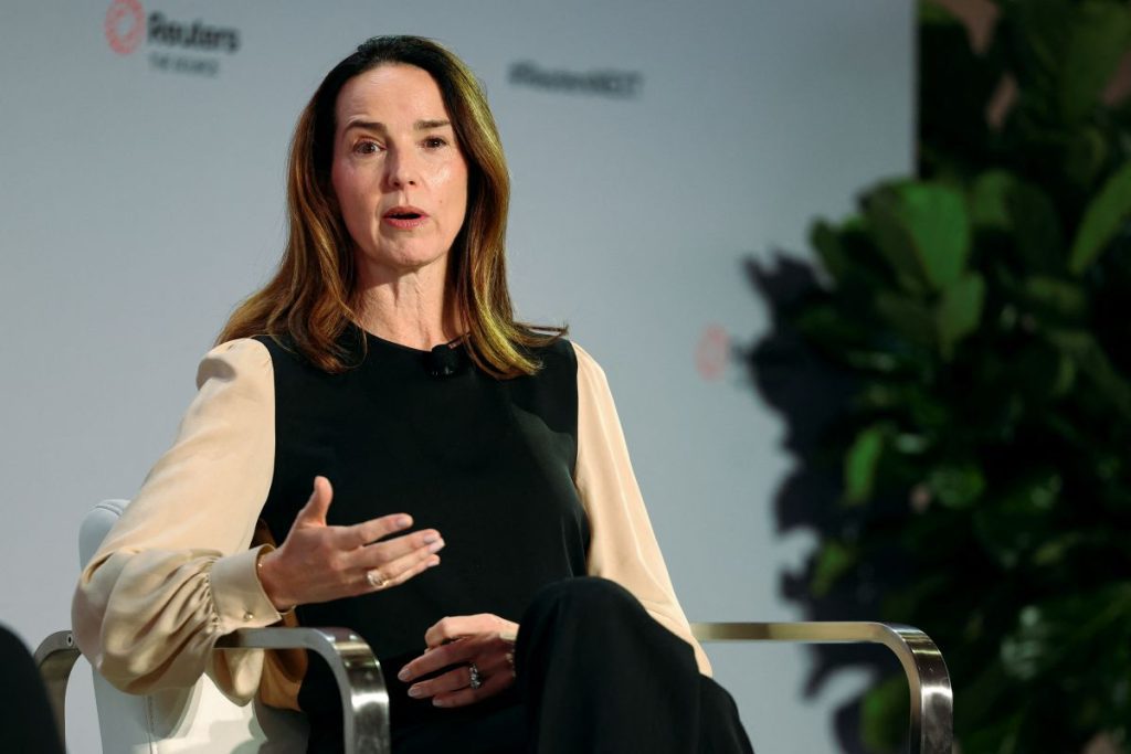 RIYADH (Reuters) -OpenAI's Chief Financial Officer Sarah Friar said in Riyadh on Wednesday that this week's deal with Microsoft.