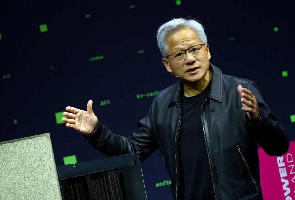 Nvidia CEO Jensen Huang said on Friday that there were "no active discussions" about selling the company's state-of-the-art Blackwell chips to China.