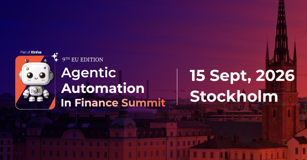 Banner for the Agentic Commerce & Payments Summit 2026 in Stockholm, featuring the event name, September 15, 2026 date, Stockholm location, and themes of AI-driven commerce, payments, and autonomous transactions.