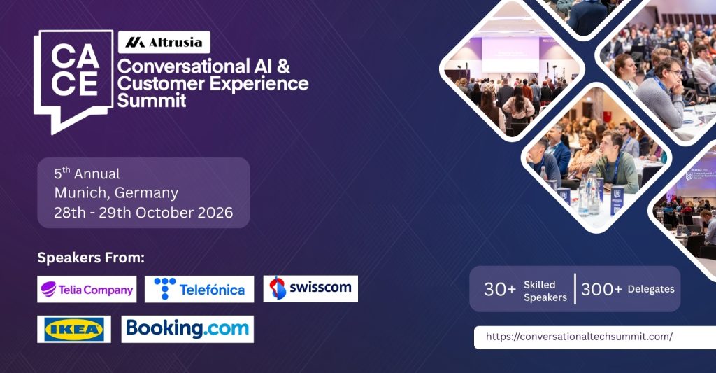 Conversational AI & Customer Experience Summit Europe 2026 in Munich, Germany, 28–29 October