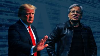 Nvidia CEO Jensen Huang rejected a requested AI slowdown, backing President Trump’s efforts to keep development moving.
